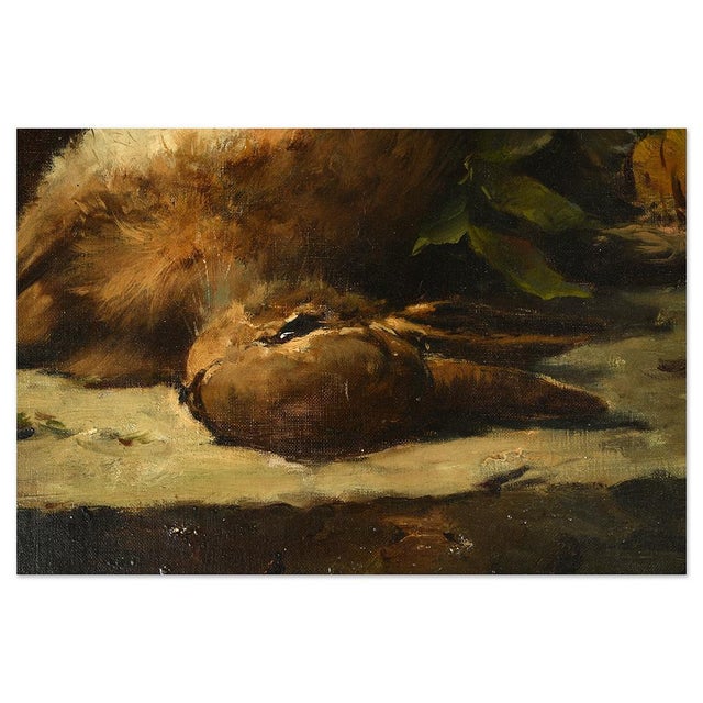 Alfred Arthur Brunel De Neuville, Still Life, 19th Century, Oil on Canvas For Sale - Image 4 of 8