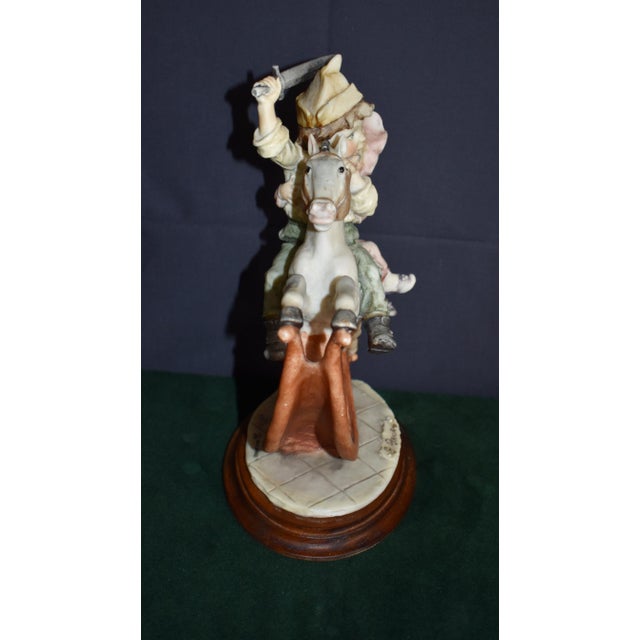 Giuseppe Armani Rocking Horse Florence Figurine Riding Boy Girl Vintage Italy For Sale - Image 14 of 17