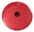 Global Views Round Red Ceramic Disc Sharp Wall Vase For Sale