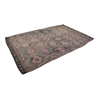 1960s Anatolian Oushak Cicim Kilim For Sale
