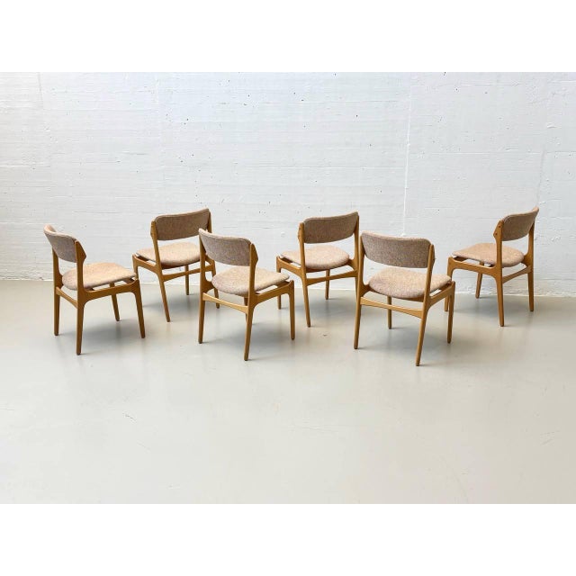 Erik Buch Vintage Model No. 49 Chairs by Erik Buch for OD Møbler A/S, 1960s, Set of 6 For Sale - Image 4 of 18