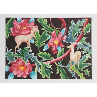 Linda Bastian, "Two Gazelles," Lithograph For Sale