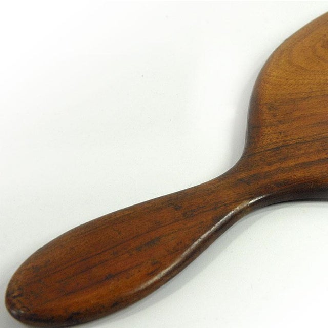 Small Teak Hand Mirror, 1970s For Sale - Image 10 of 12