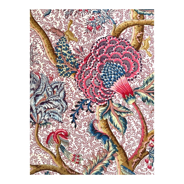 Pierre Frey "Le Grand Corail" Branquenie Fabric- 4.75 Yards For Sale