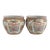 Pair of Chinese Famille Rose Porcelain Fishbowl Planters For Sale