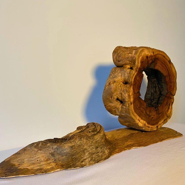 2020s Sandalwood & Lightning-Struck Wood Sculptural Altar of Time & Cloud For Sale - Image 5 of 9