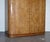 Art Deco Blonde Walnut Double Door Wardrobe For Sale - Image 4 of 12
