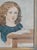19th Century American Folk Art Portrait Painting of a Girl With a Book, Boston For Sale - Image 10 of 16