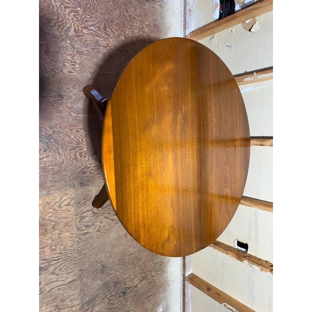 Wood Antique Victorian Style Fold Top Parlor Table Accent Table For Sale - Image 7 of 14