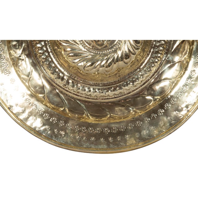 Baroque Flemish Brass Alms Plate For Sale - Image 3 of 9