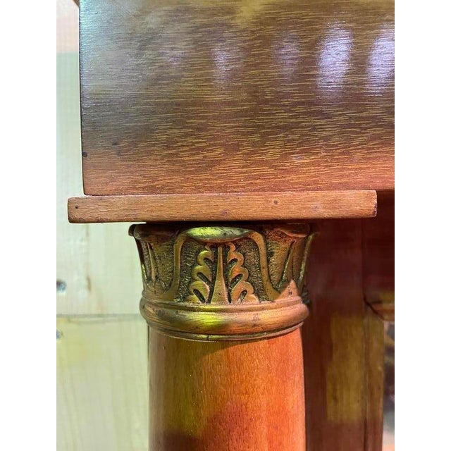 Traditional Empire Mirror with Double Columns For Sale - Image 3 of 8