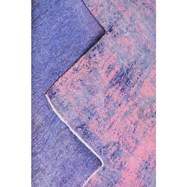 Vintage Hand Knotted Organic Wool Fine Weave Rug,9'8"x13' For Sale In New York - Image 6 of 7