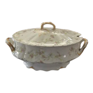 Vintage Haviland Limoges Porcelain Covered Casserole Dish