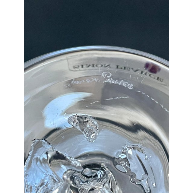 Simon Pearce Hand Blown Glass Vase For Sale In Chicago - Image 6 of 6