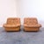 Vintage Lounge Chairs in Leather, 1970s, Set of 2 For Sale - Image 4 of 14