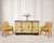 A remarkable mid-20th century circa 1940s Swedish modern sideboard, credenza, or cabinet finished with a striking...