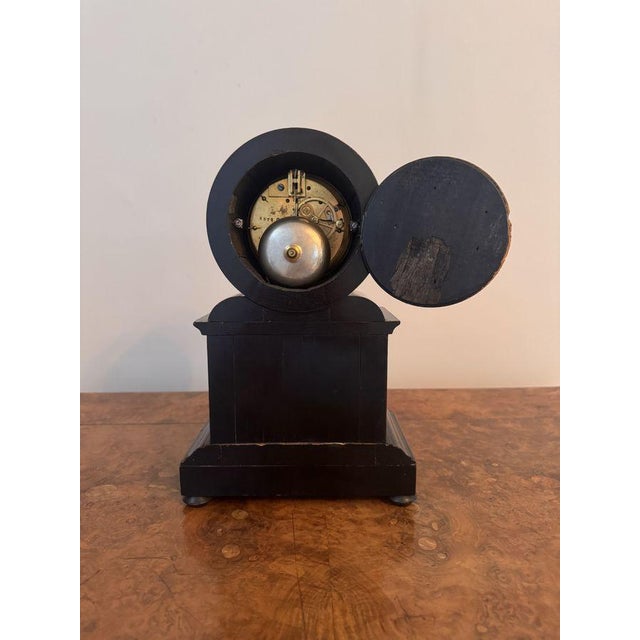 Antique Victorian Mantle Clock, 1860 For Sale - Image 6 of 7