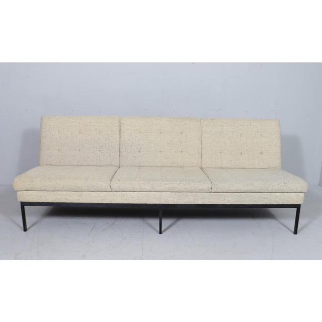 Three-Seater Sofa by Florence Knoll Bassett for Knoll International, 1950s For Sale - Image 10 of 18