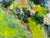 Garden Landscape + Fence Acrylic on Canvas, Unknown Artist. For Sale In San Francisco - Image 6 of 12