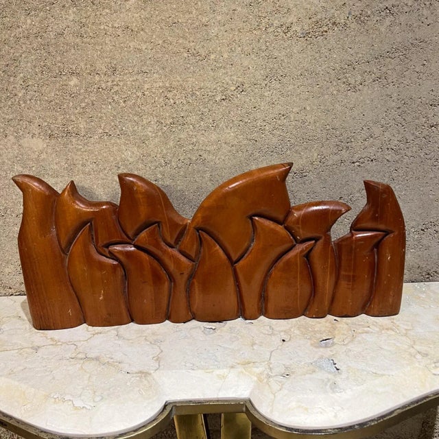1999 Victor Rozo Last Supper Abstract Wood Sculpture Mexico Df For Sale - Image 10 of 12