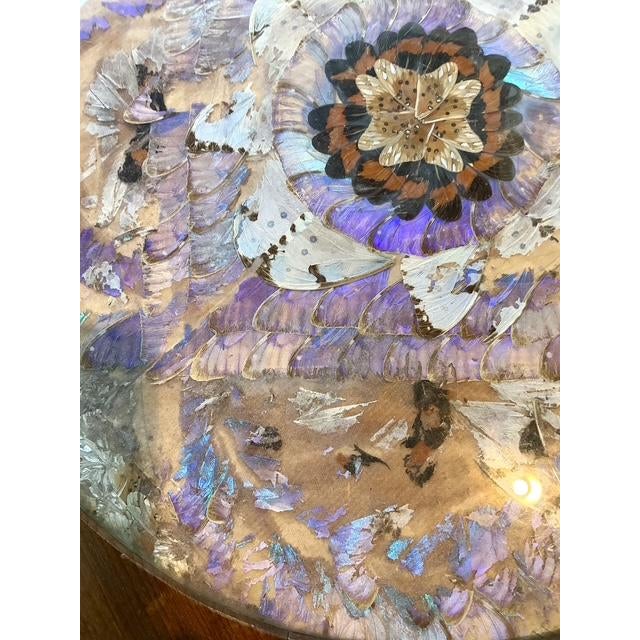 Vintage Turned Wood Butterly Wing Table For Sale - Image 9 of 12