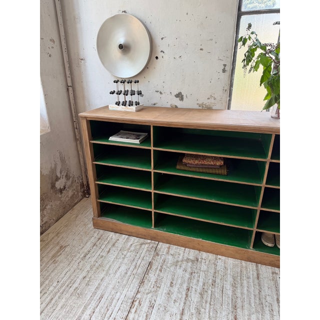 Oak Cabinet with Compartments and Shelves, 1900s For Sale - Image 9 of 18
