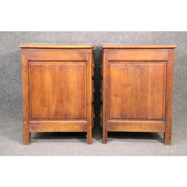 Auffray French Country Antique Style Nightstands with Pull Out Trays