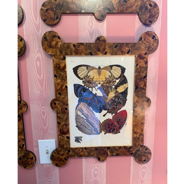 "Papillions" by Eugene Allain Seguy in Faux Tortoiseshell Frames- 16 Available Priced Individually For Sale - Image 4 of 8