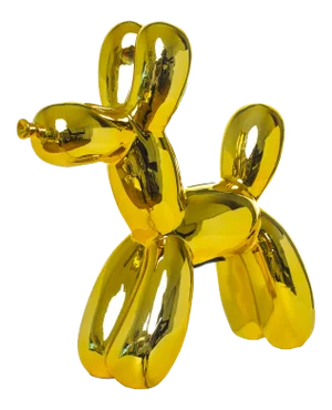 Interior Illusions Plus Yellow Ceramic Dog Piggy Bank - 12" tall