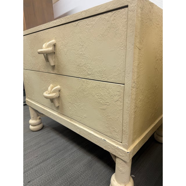 Post Modern Off-White Nightstands, Pair For Sale In San Francisco - Image 6 of 12