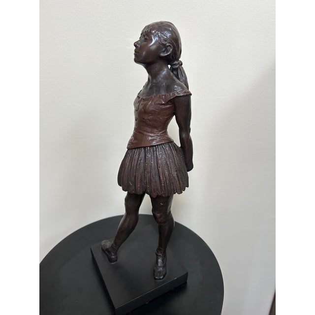 Authorized Degas Little Dancer Sculpture Statue Figurine For Sale - Image 9 of 16