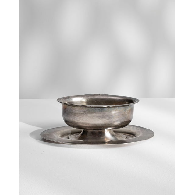Metal Mid 20th Century France Mid-century Modern Silver Decorative Object For Sale - Image 7 of 15