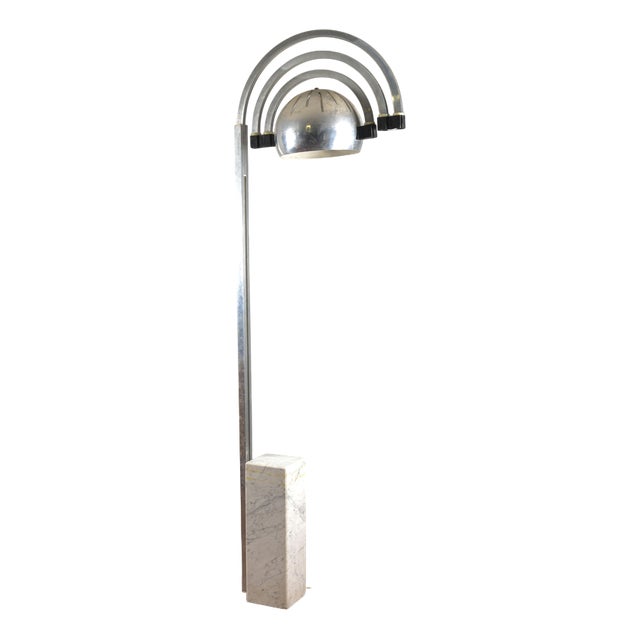 Space Age Arc Lamp in the style of Reggiani For Sale