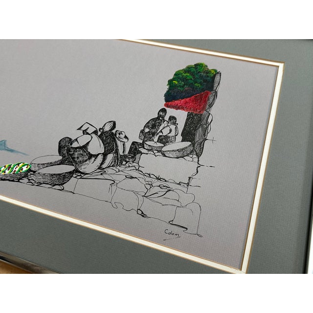 Bring home an authentic piece of mid-century Central American art history. Created by Ana Carlota Colom. This composition...
