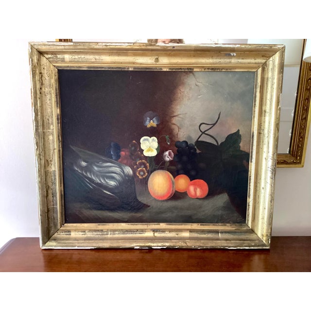 French Original Still Life Oil Painting Signed S. La Dure, Framed For Sale - Image 11 of 11