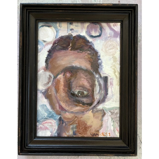 The Looking Glass, Original Oil Painting, by Van Ness For Sale - Image 4 of 9