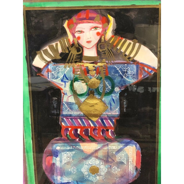 Original Nasser Ovissi Painting - Mixed Media This is an amazing original piece with a lot of details. Nasser Ovissi is an...