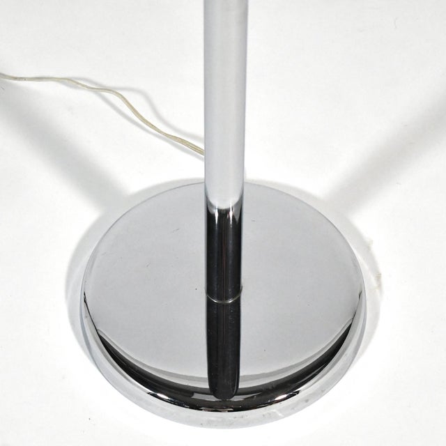 Metal Chrome Floor Lamp by Kovacs For Sale - Image 7 of 10