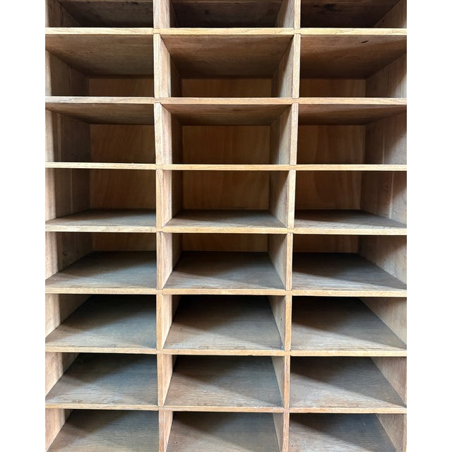 Brown Large Antique Sorting Cabinet, 1920s For Sale - Image 8 of 10