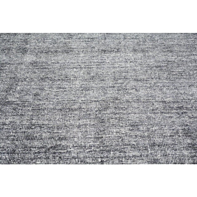 Indian Modern Hand Knotted Wool/Bamboo Rug, 4'x6' For Sale - Image 4 of 5