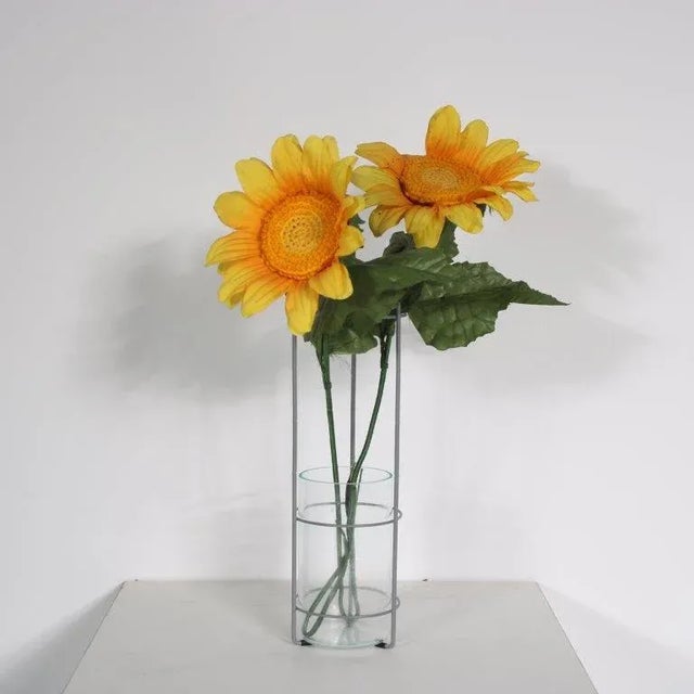 Clear Variflor Vase by Max Rond for Indoor, Netherlands, 1980s For Sale - Image 3 of 7