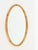 Mid-Century Italian Large Oval Mirror in Curved Bamboo, Rattan and Wicker, 1970s For Sale - Image 11 of 15