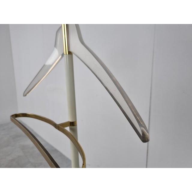 Brown Sculptural Valet Stand by United Workshops, 1950s For Sale - Image 8 of 12