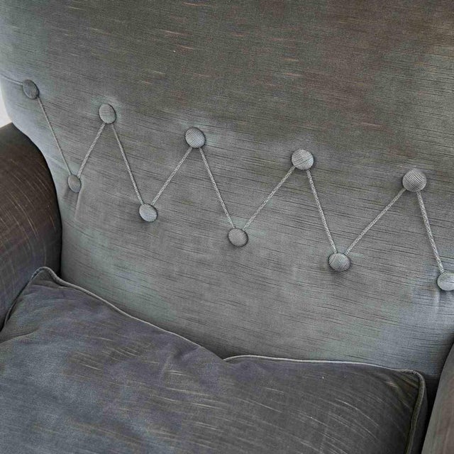 Vintage Velvet Lounge Chairs, Set of 2 For Sale - Image 3 of 10