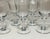 Glass Set of Five Heavy Crystal Glass Goblets For Sale - Image 7 of 8