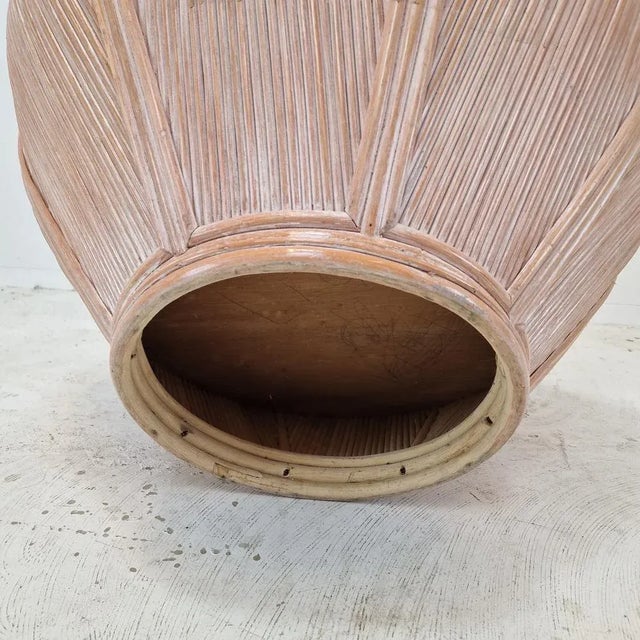 Large Bamboo and Rattan Planter, France, 1970s For Sale - Image 12 of 13
