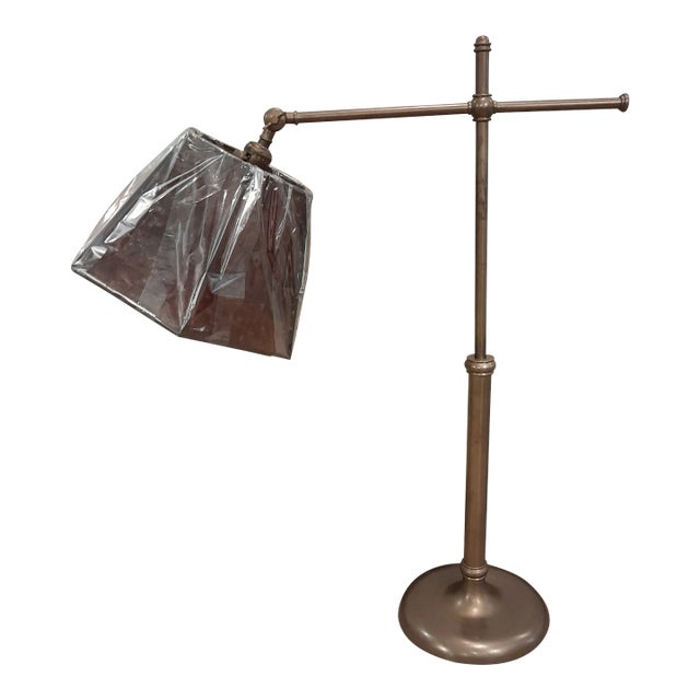Vintage Chapman Adjustable Brass Task Lamp For Sale