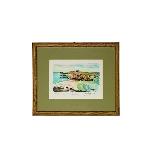 Mid 20th Century Lithographs Collection by French-Carribean Artist Alexandre Minguet - Set of 8 For Sale - Image 14 of 18