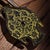Bronze Vintage Bronze Buddha Head Padlock With Key and Auspicious Symbols For Sale - Image 8 of 9