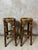 Brown Rattan Bar and Stools, 1960, Set of 3 For Sale - Image 8 of 17